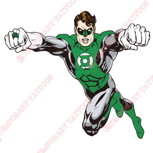 Green Lantern Customize Temporary Tattoos Stickers NO.136